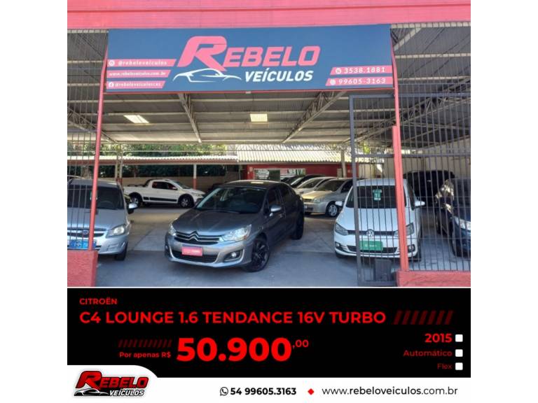 CITROËN - C4 LOUNGE - 2015/2015 - Cinza - R$ 50.900,00